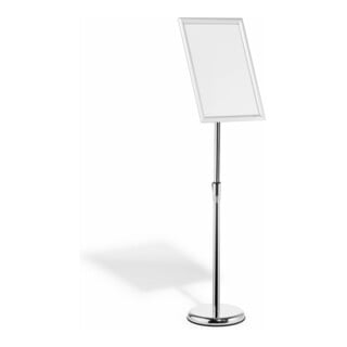 Durable Info-Bodenständer mit Aluminium Klapprahmen A3