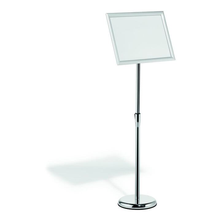 Durable Info-Bodenständer mit Aluminium Klapprahmen A3