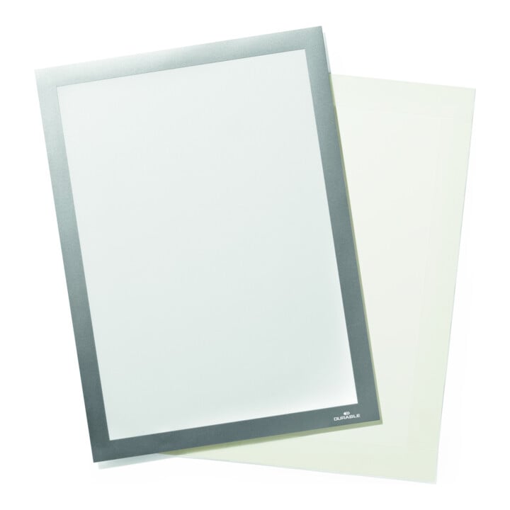 DURABLE Info-Rahmen DURAFRAME GRIP® A4 silber