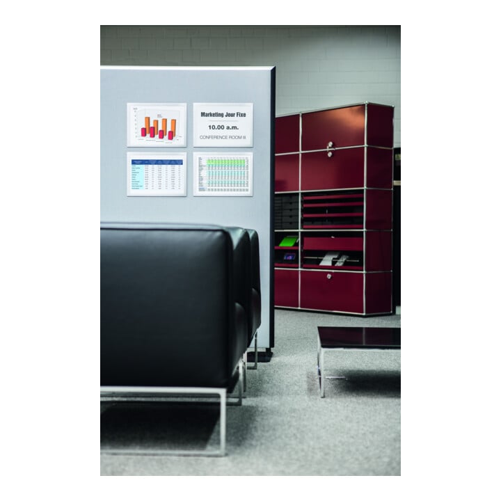 DURABLE Info-Rahmen DURAFRAME GRIP® A4 silber