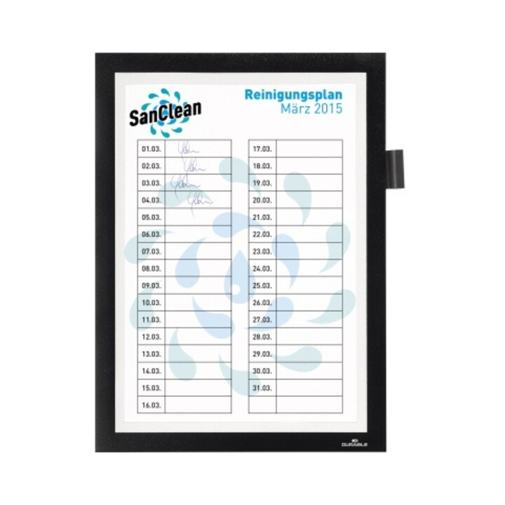 DURABLE Info-Rahmen DURAFRAME NOTE A5 499401 schwarz