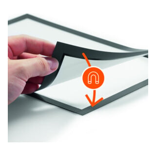 DURABLE Info-Rahmen DURAFRAME® A3 silber 2 St.