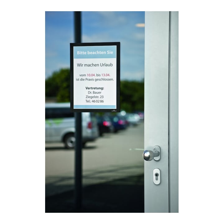DURABLE Info-Rahmen DURAFRAME® A4 10 St. schwarz
