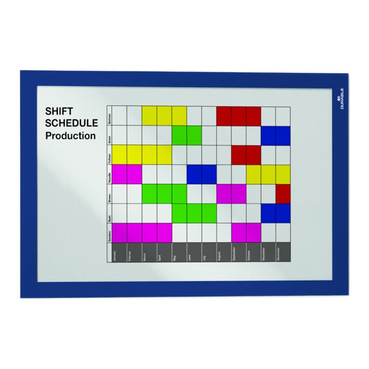 Durable Info-Rahmen DURAFRAME® A4 2 St. dunkelblau