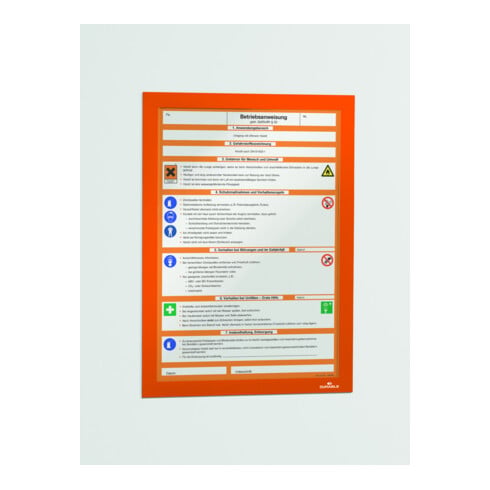 DURABLE Info-Rahmen DURAFRAME® A4 2 St. orange