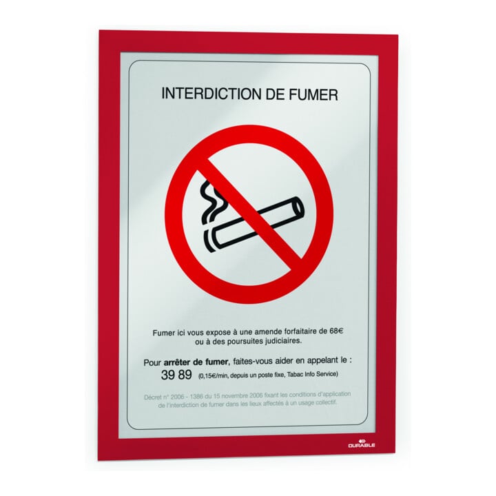 DURABLE Info-Rahmen DURAFRAME® A4 2 St. rot