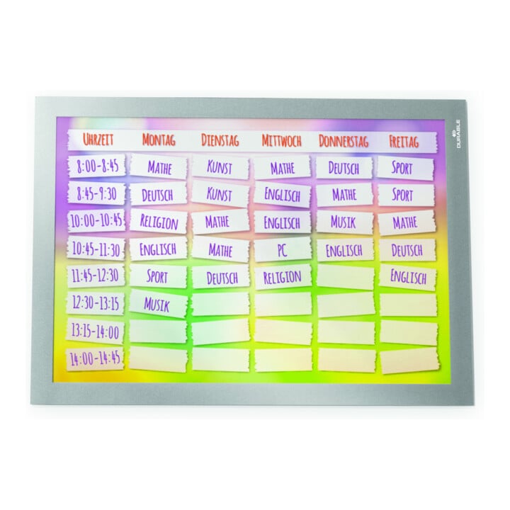 Durable Info-Rahmen DURAFRAME® A4 2 St. silber