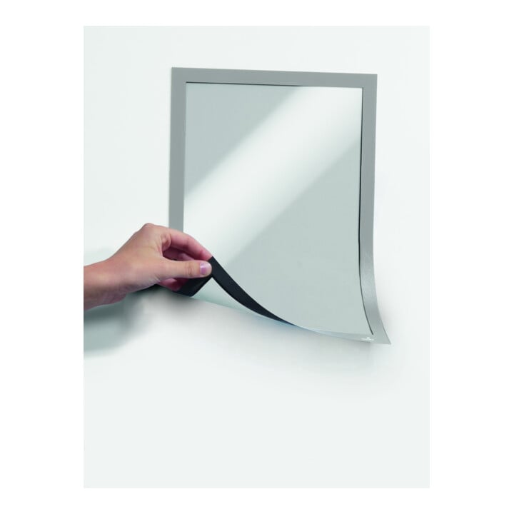 Durable Info-Rahmen DURAFRAME® MAGNETIC A4 silber 5 St.