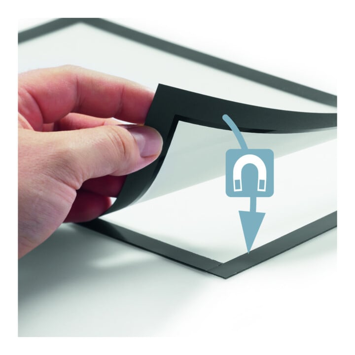 DURABLE Info-Rahmen DURAFRAME® NOTE A4 silber
