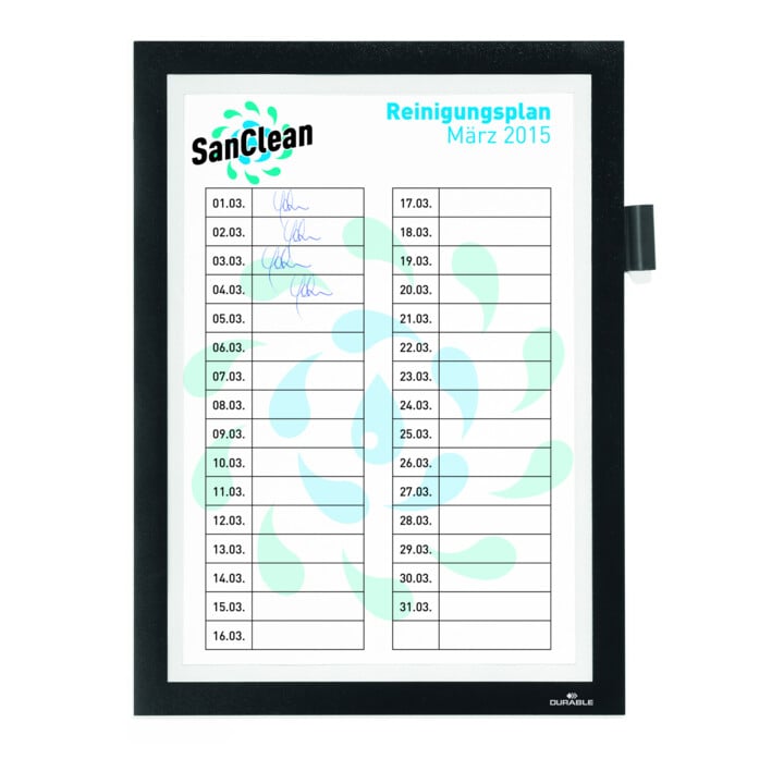 DURABLE Info-Rahmen DURAFRAME® NOTE A4 silber