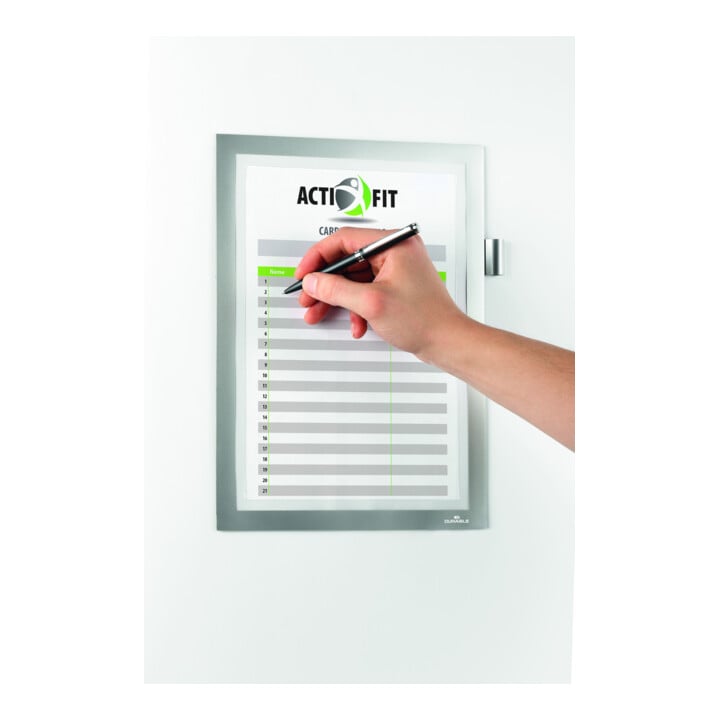 DURABLE Info-Rahmen DURAFRAME® NOTE A4 silber