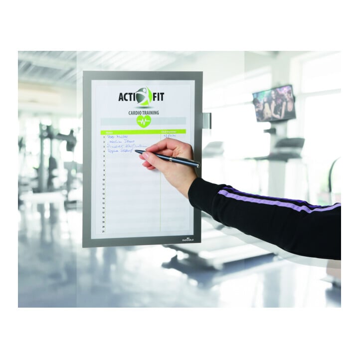 DURABLE Info-Rahmen DURAFRAME® NOTE A4 silber