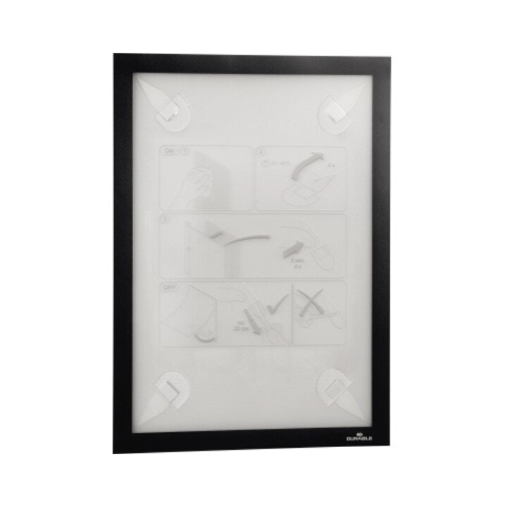 DURABLE Inforahmen DURAFRAME WALLPAPER 484301 A4 sw