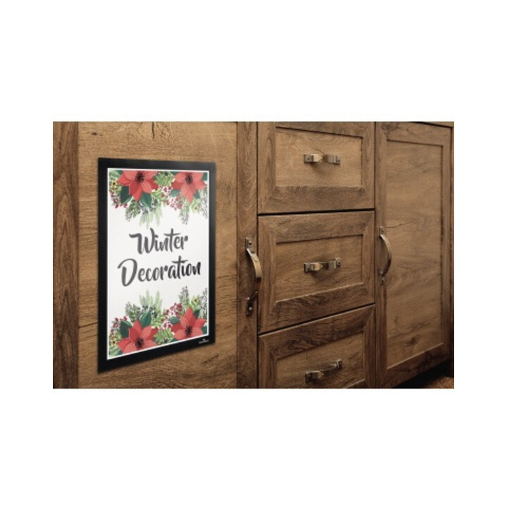 DURABLE Inforahmen DURAFRAME WALLPAPER 484301 A4 sw
