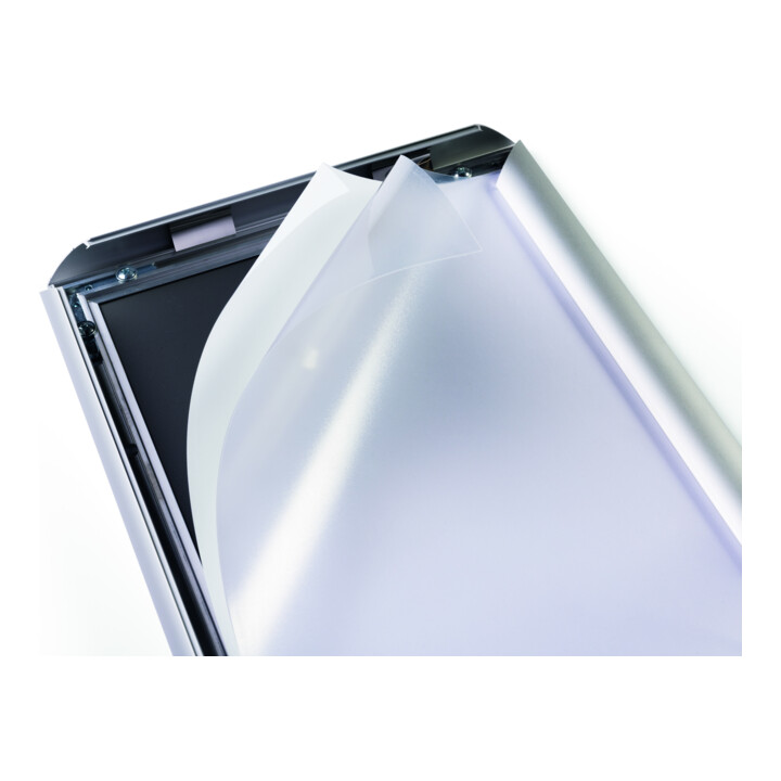 DURABLE Infoständer Aluminium Klapprahmen A3 silber