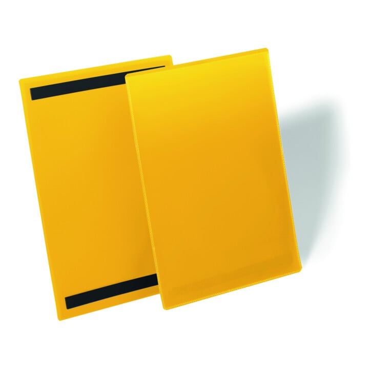 Durable Kennzeichnungstaschen magnetisch A4 hoch 50 blau
