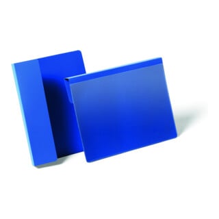 DURABLE Kennzeichnungstaschen A5 quer mit Falz 50 St. dunkelblau