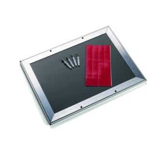 DURABLE Klapprahmen Aluminium A4 silber