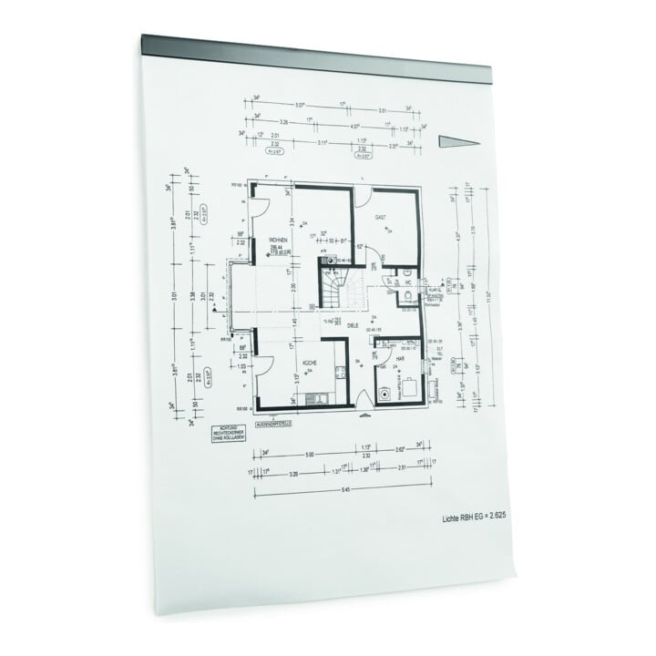 DURABLE Klapprahmen Aluminium A4 silber