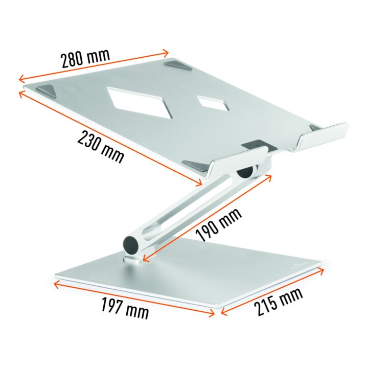 DURABLE Laptop Ständer RISE silber