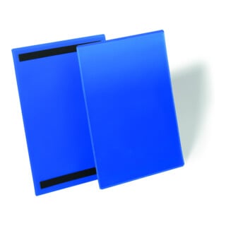 DURABLE Kennzeichnungstaschen magnetisch A4 quer 50 St. gelb