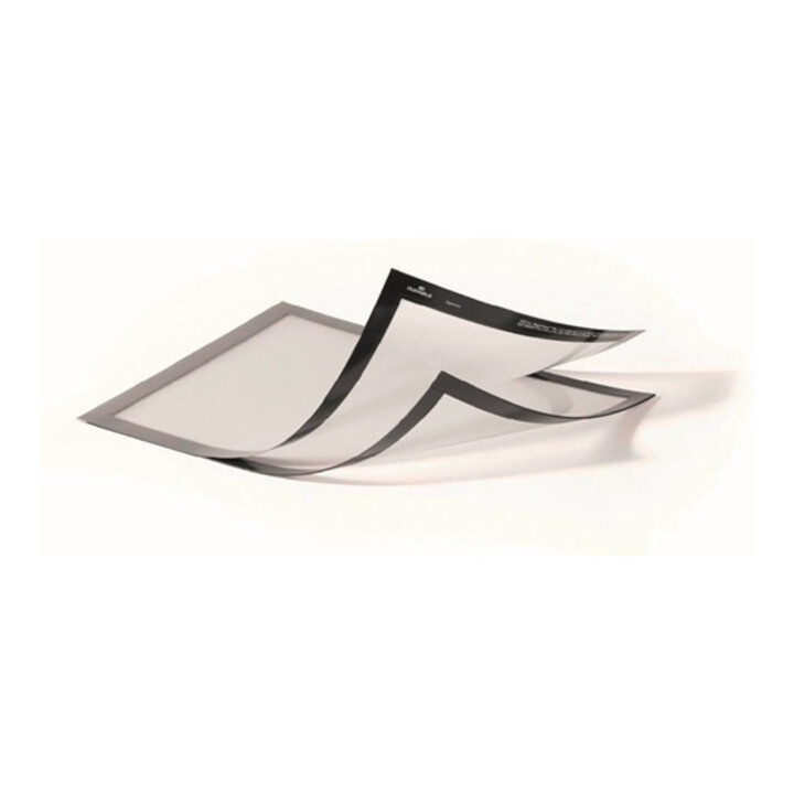 Durable Magnetrahmen DIN A4 magnethaftend silber Btl. a 2 St.