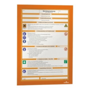 Durable Magnetrahmen DURAFRAME A4 Orange-2
