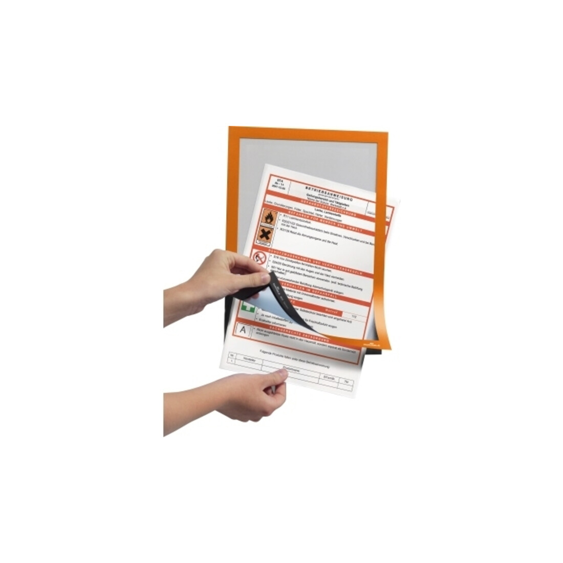 Durable Magnetrahmen DURAFRAME A4 Orange
