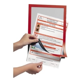 Durable Magnetrahmen DURAFRAME A4 Rot