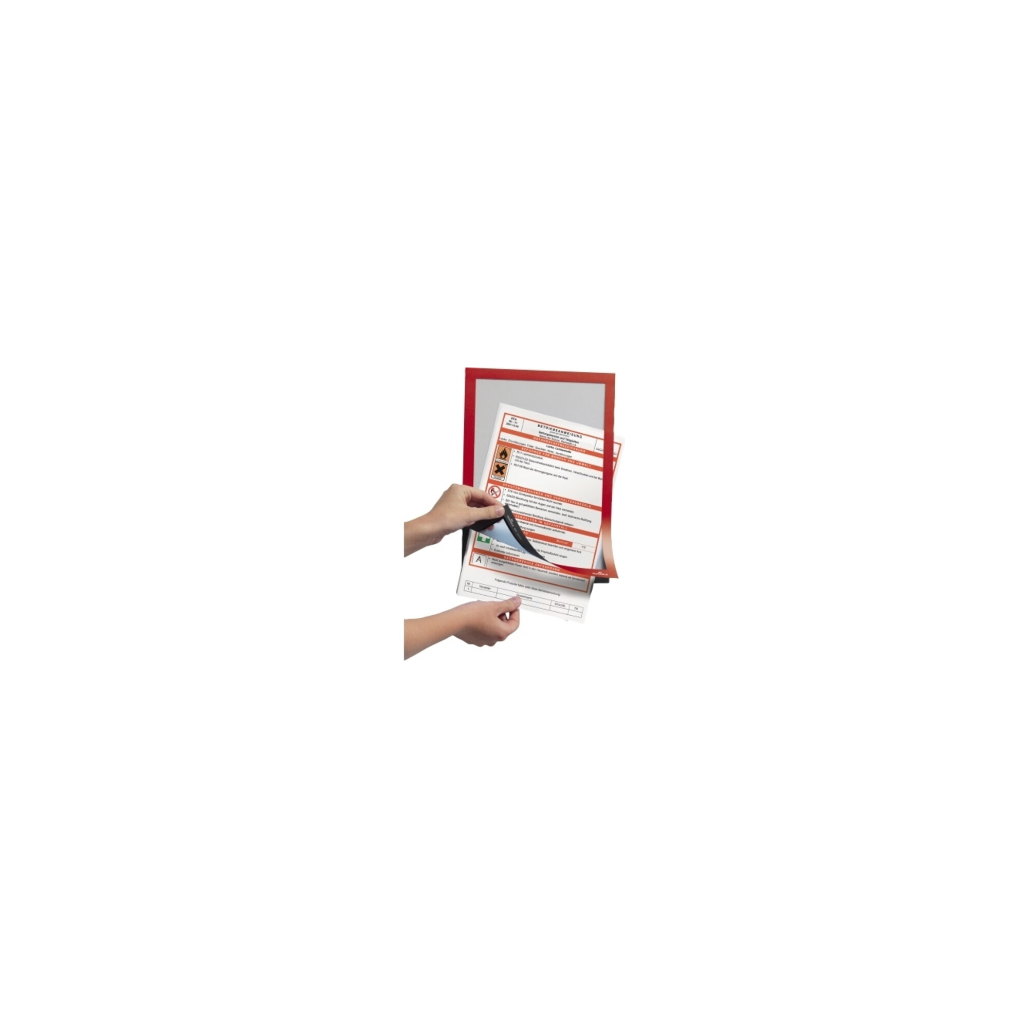 Durable Magnetrahmen DURAFRAME A4 Rot
