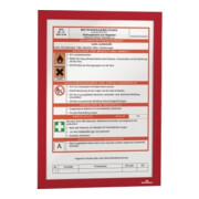 Durable Magnetrahmen DURAFRAME A4 Rot-4