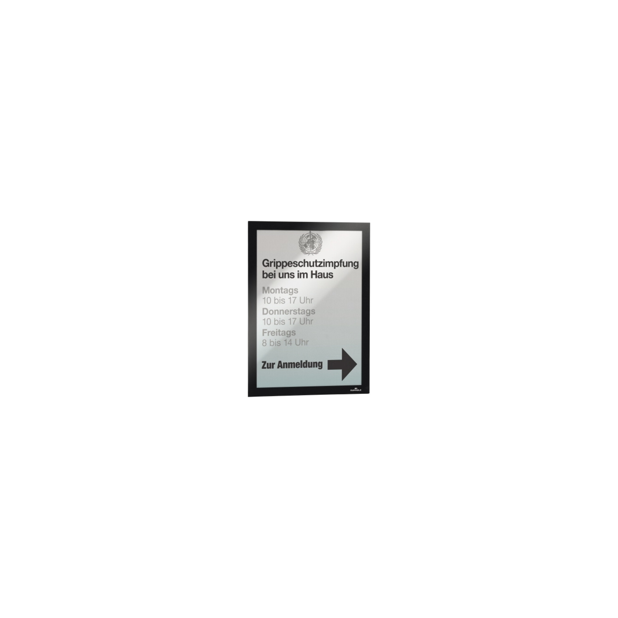 Durable Magnetrahmen DURAFRAME A4 Schwarz