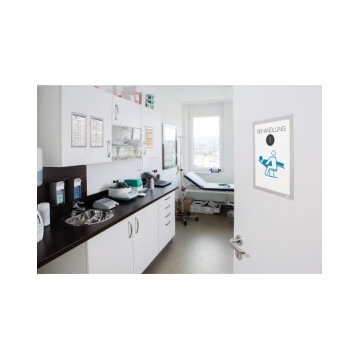 Durable Magnetrahmen DURAFRAME A4 Silber