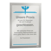 Durable Magnetrahmen DURAFRAME A4 Silber-4
