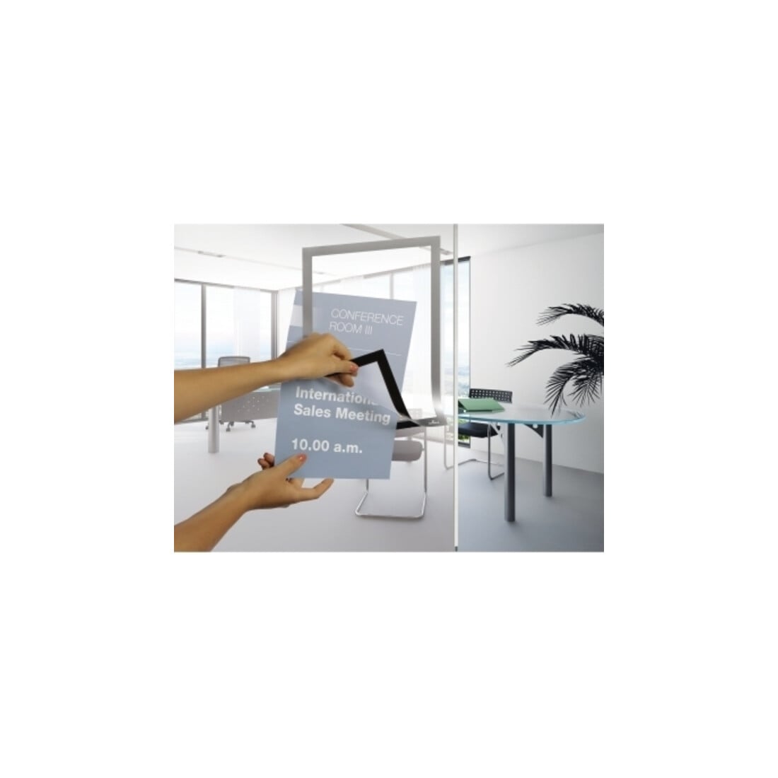 Durable Magnetrahmen DURAFRAME A4 Silber