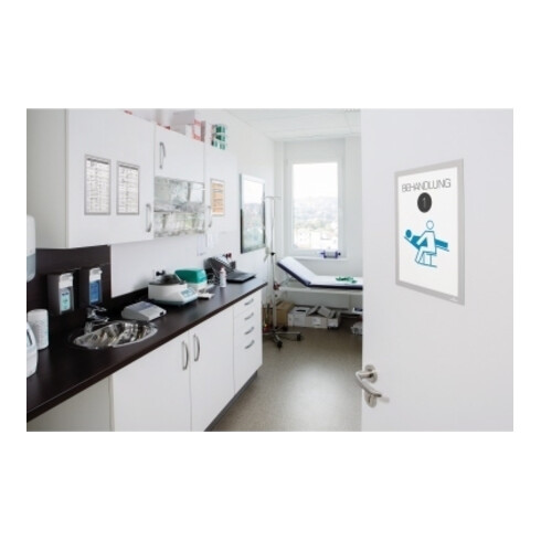 Durable Magnetrahmen DURAFRAME A4 Silber