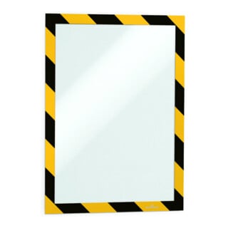 Durable Magnetrahmen DURAFRAME SECURITY A4  Gelb/Schwarz