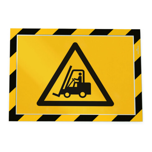 Durable Magnetrahmen DURAFRAME SECURITY A4 Gelb/Schwarz