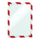 Durable Magnetrahmen DURAFRAME SECURITY A4  Rot/Weiß-1