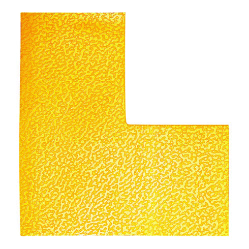 DURABLE Marquage d'emplacement trait 10 pièces jaune
