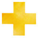 DURABLE Marque-place Forme L 10 pièces jaune