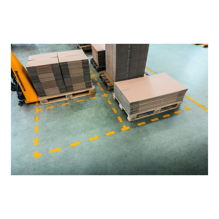 DURABLE Marque-place Forme L 10 pièces jaune