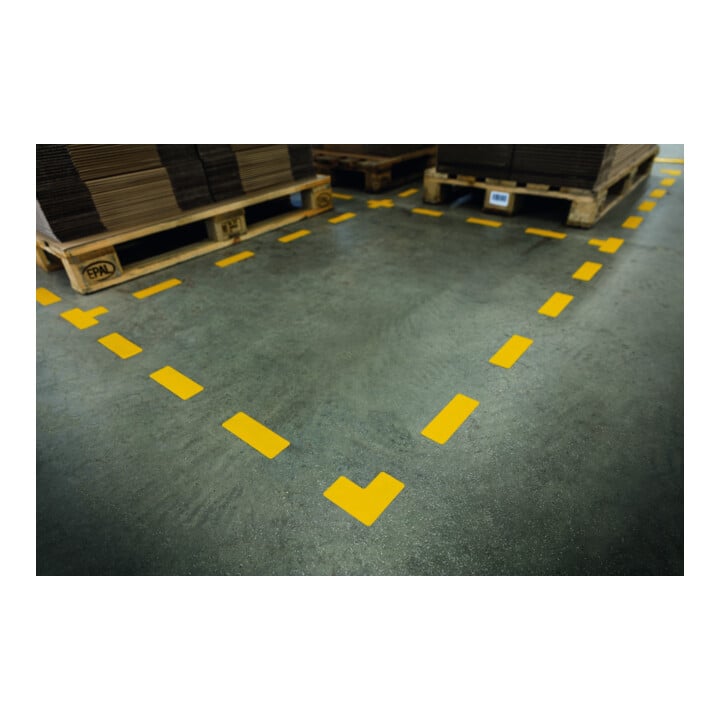 DURABLE Marque-place Forme L 10 pièces jaune