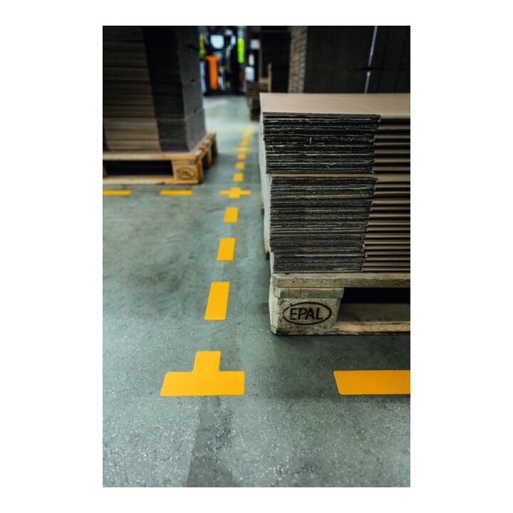DURABLE Marque-place Forme L 10 pièces jaune