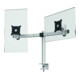 DURABLE Monitor Halterung PRO 2 Monitore silber