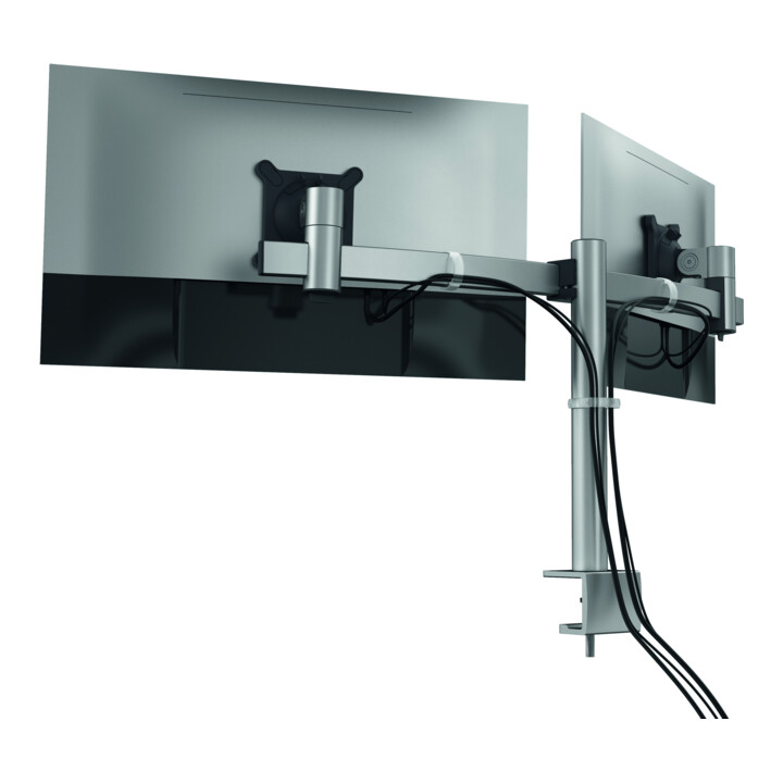 DURABLE Monitor Halterung PRO 2 Monitore silber