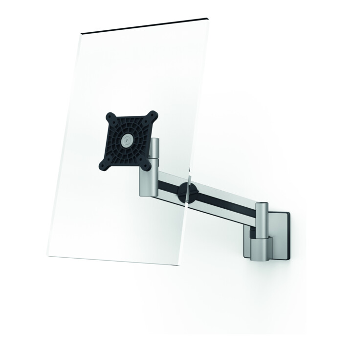 DURABLE Monitor Halterung PRO mit Arm 509023 silber