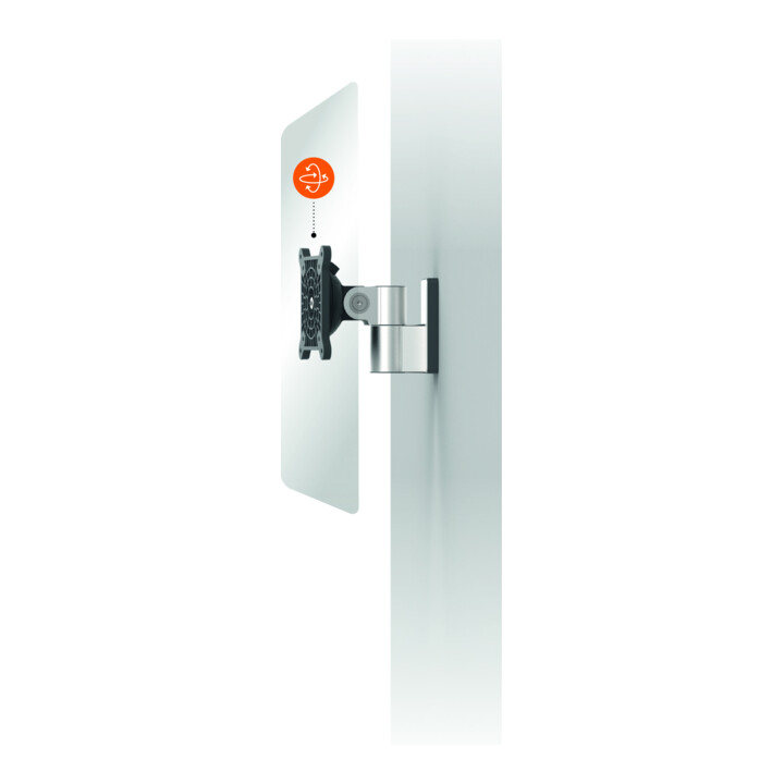 DURABLE Monitor Halterung PRO mit Arm 509023 silber