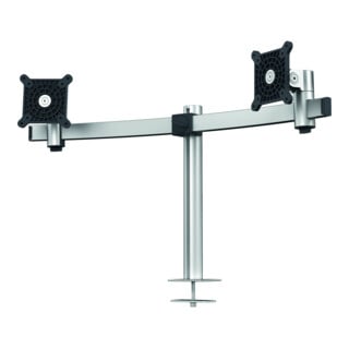 DURABLE Monitor Halterung PRO 2 Monitore silber