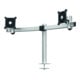 DURABLE Monitor Halterung PRO 2 Monitore silber